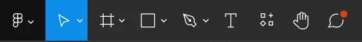 tool bar for figma basics tutorial